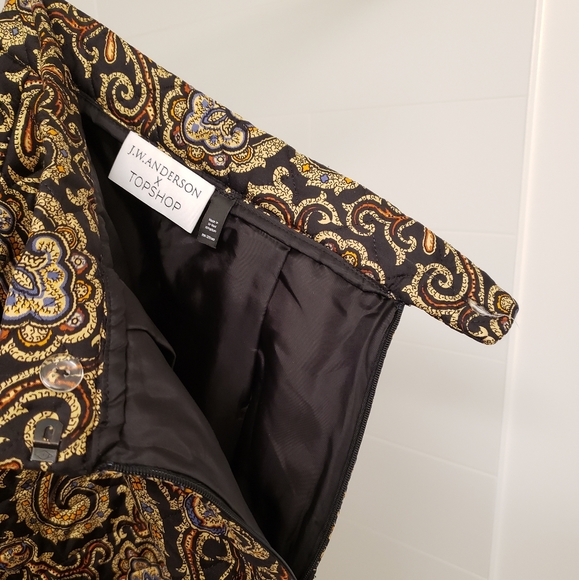 JW Anderson x Topshop Quilted Pencil Skirt - Picture 3 of 9